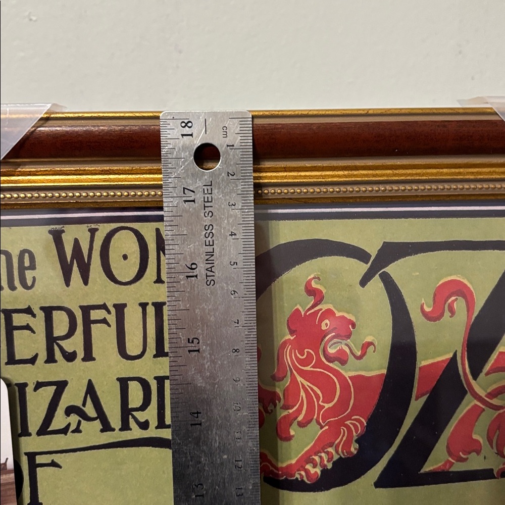 Marmont Hill 18x12 The Wonderful Wizard of Oz Vintage Style Framed Artwork - Picture 13 of 14